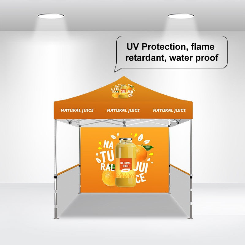 Package B - Canopy 10x10 with Single Sided Backwall and 2 Side Walls - FREE  SHIPPING