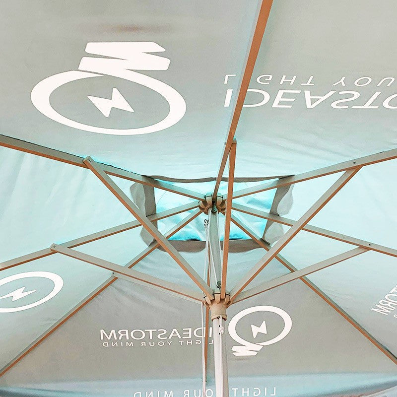 Square with Valence Umbrella 10'
