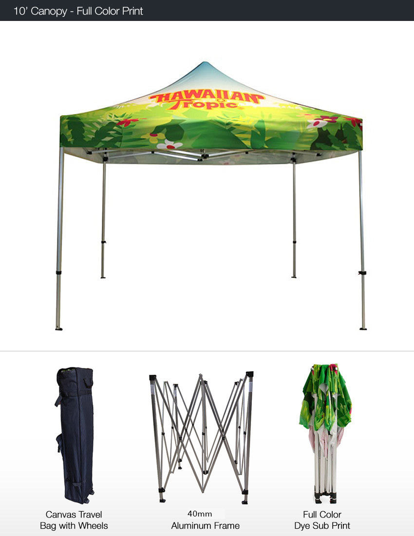 Canopy 10' - Full Package Dye Sub FREE SHIPPING