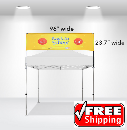 Square Billboard Banner for Canopy Tops
