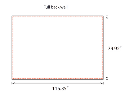 Package A - Canopy 10'x15' with Single Sided Full Wall- FREE SHIPPING