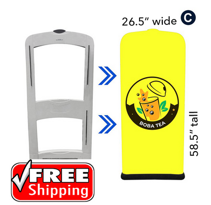 STYLE C Security Tower/Gate Covers Full Dye Sub (1 pair) - FREE SHIPPING