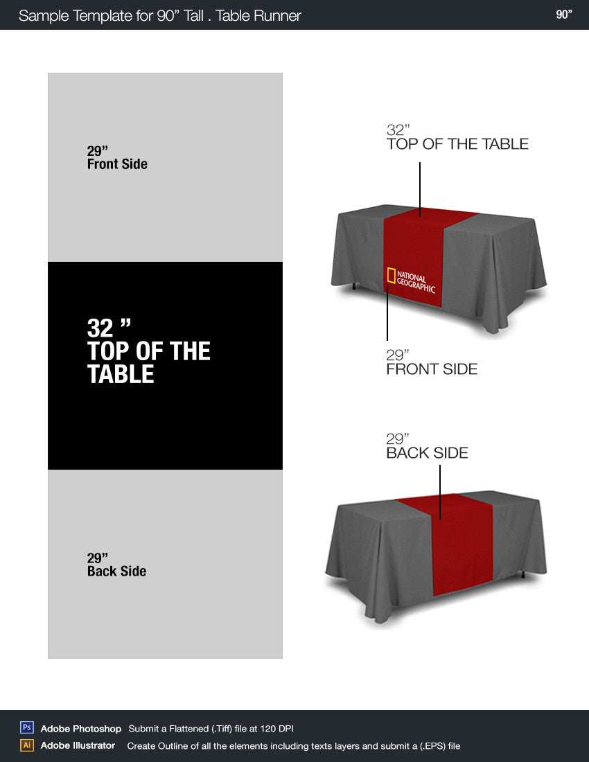 Table Runners - Starting at