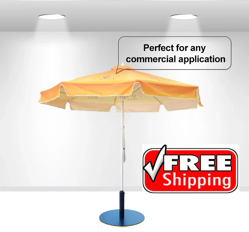 Round with Valence Umbrella 10'